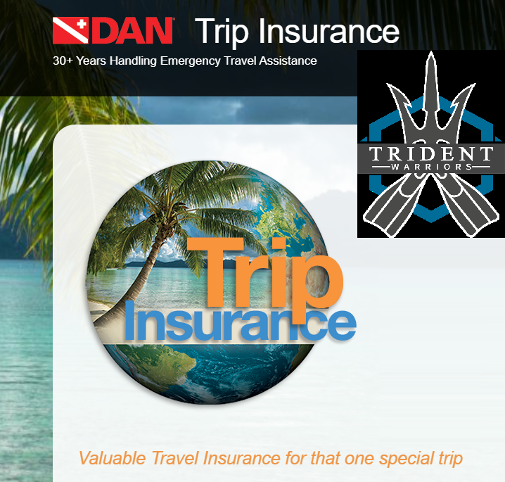 DAN Trip Insurance (Medical, Travel & Baggage Protection)