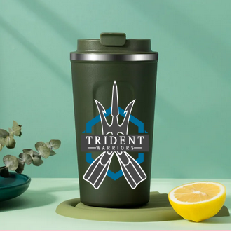 #TridentWarriors Green Thermos Cup