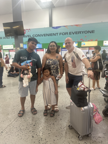 Trident Warriors founder, Wayne, traveling in the Philippines for the 2025 scuba diving trip